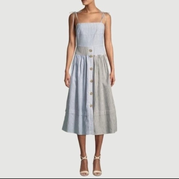 Rejina Pyo Issy minimalist midi length dress size 8 - Picture 1 of 11